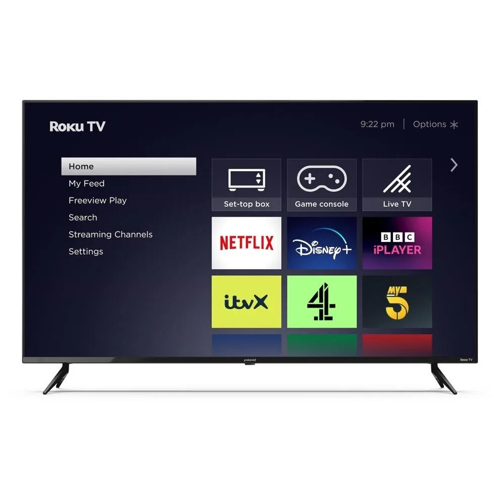 Refurbished Polaroid SMART 4K Roku TV P55UR1953U 55